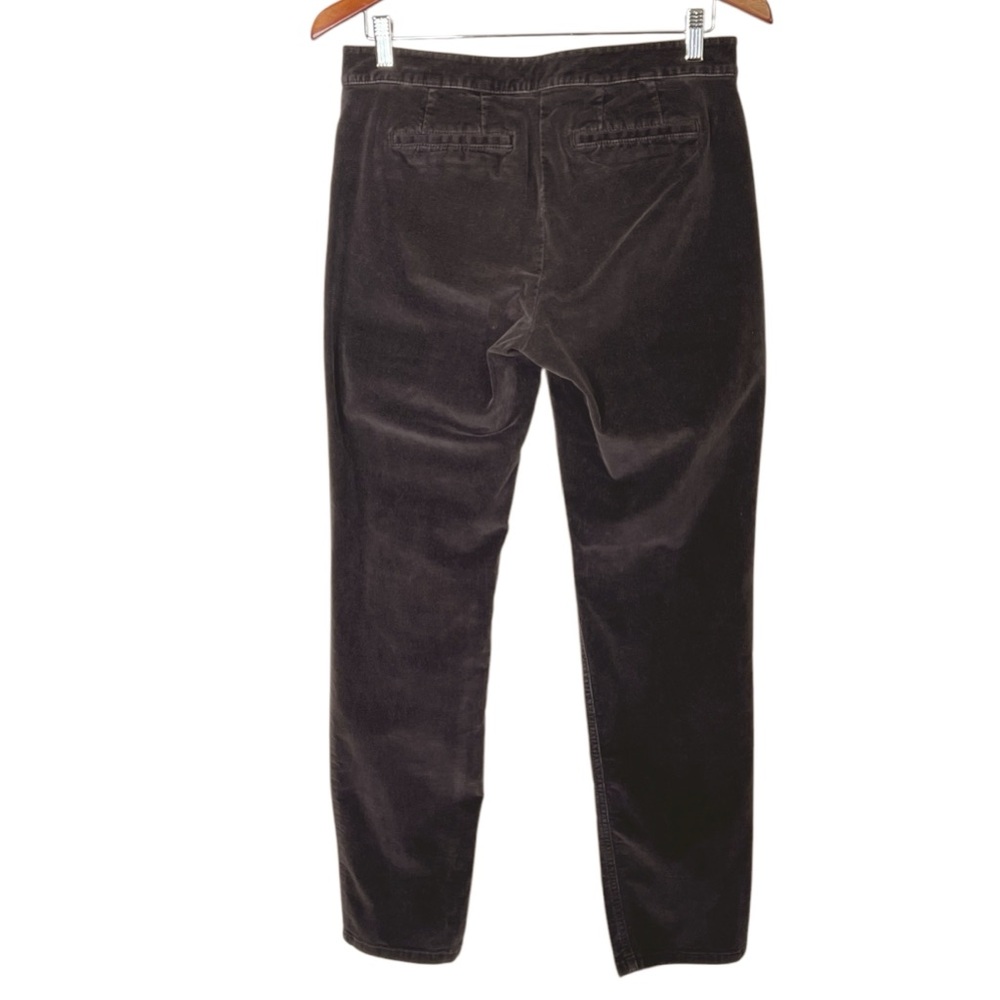 J. Jill Preppy Corduroy Trouser Pants 6 Brown Heritage Minimalist Cabincore - Picture 3 of 7
